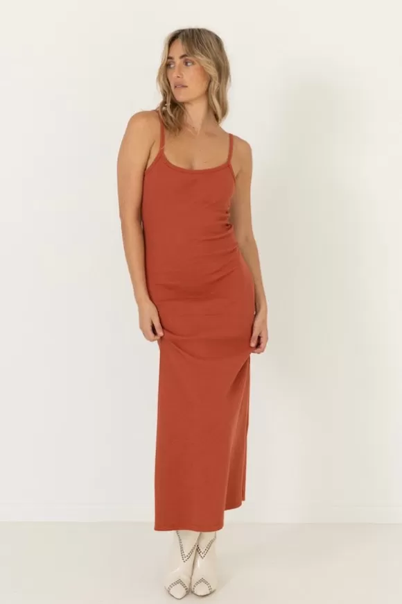 Women Summi Summi Dresses-A Line Maxi Dress Rust