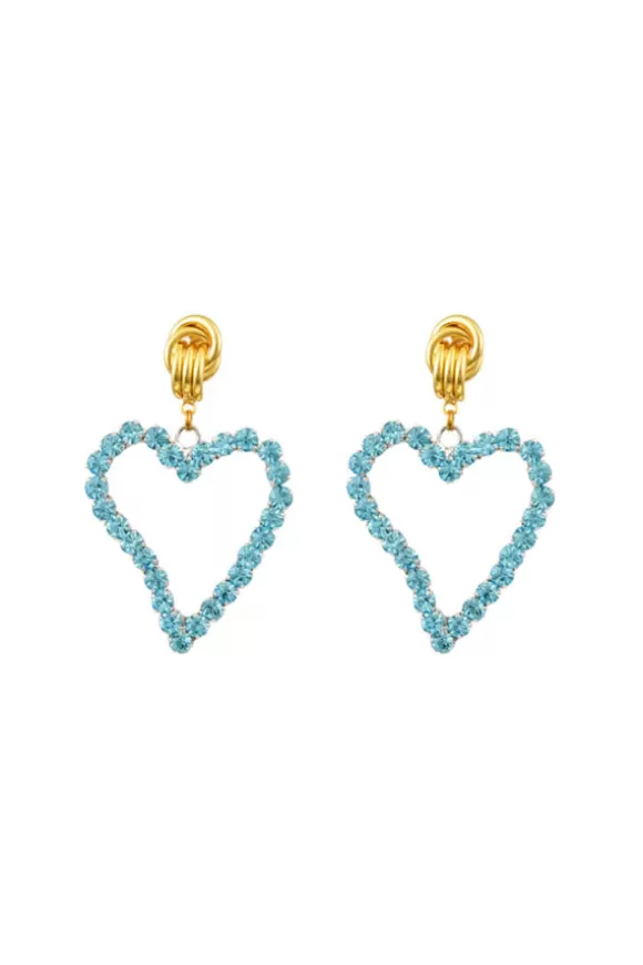 Women Mayol Earrings-All Of My Heart Earrings Mini Baby Blue