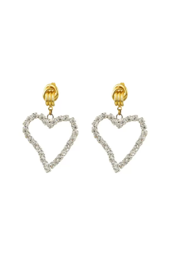 Women Mayol Earrings-All Of My Heart Earrings Mini Crystal