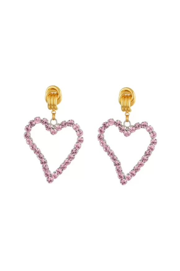 Women Mayol Earrings-All Of My Heart Earrings Mini Pink