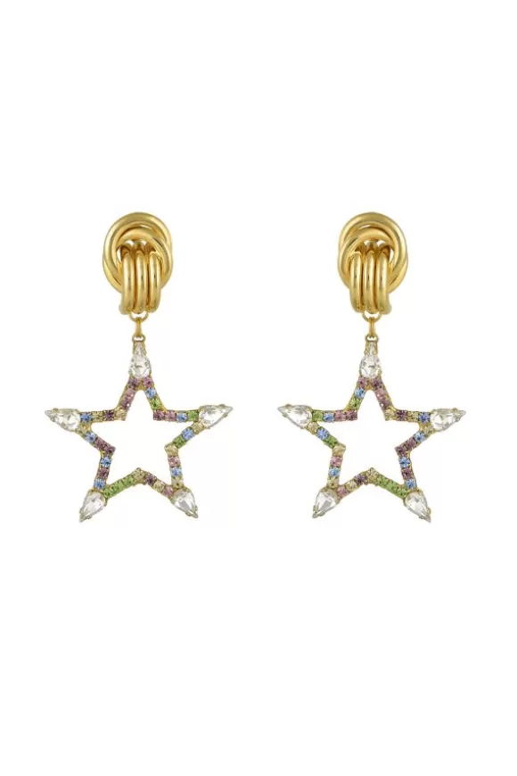 Women Mayol Earrings-All Of My Star Earrings Multi