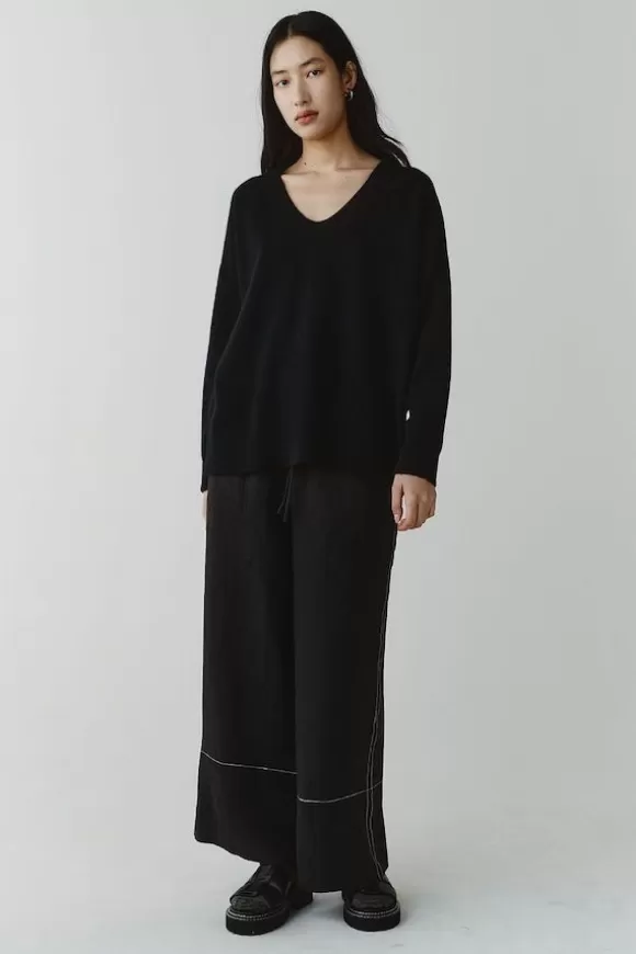 Women Marle Knitwear-Ari Jumper Black