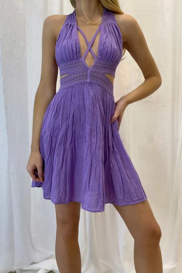 Women D'Artemide Dresses-Artemis Mini Dress Lavender