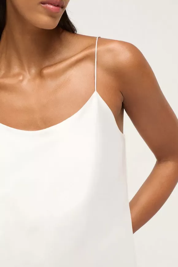 Women Michael Lo Sordo Tops-Bias Camisole White