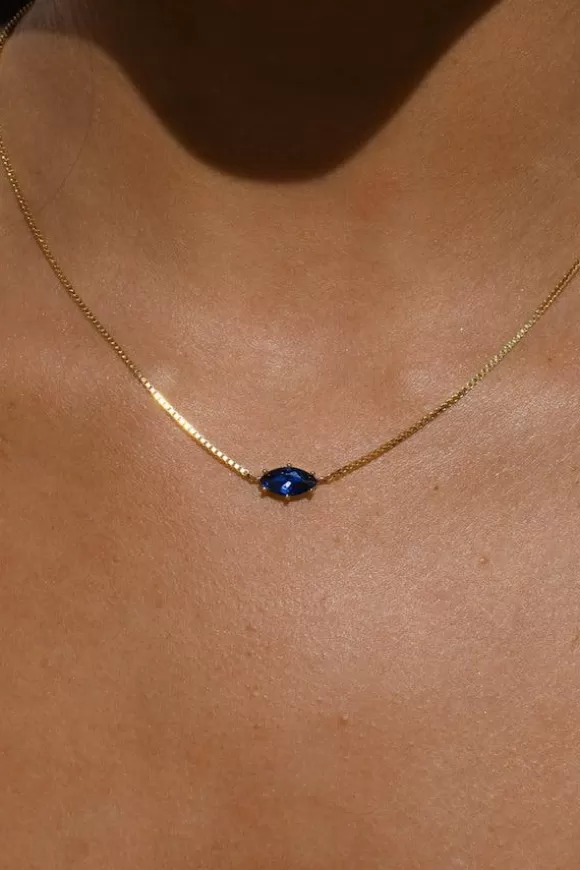 Women Avant Studio Necklaces-Birthstone Necklace September