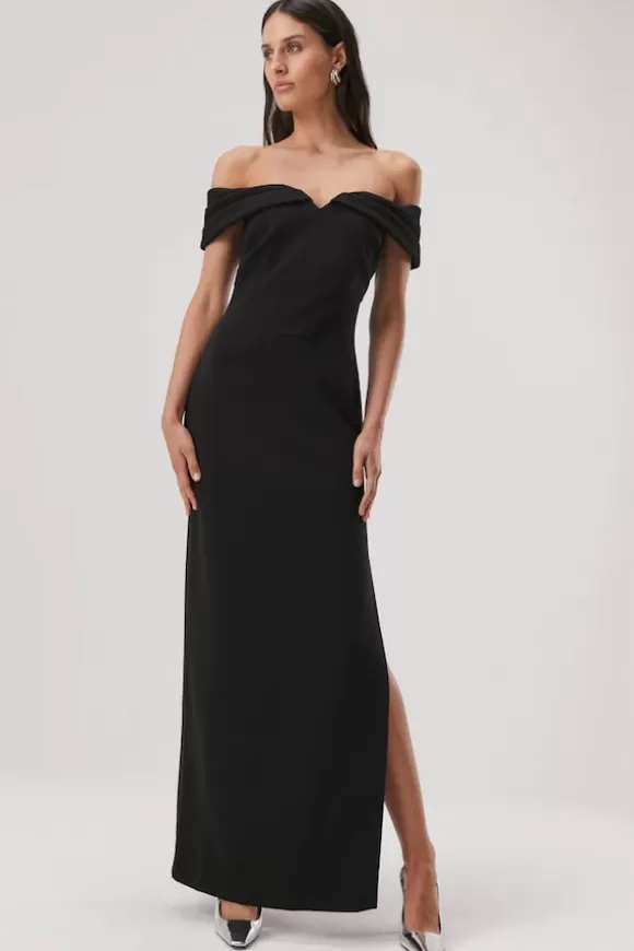 Women Misha Dresses-Cael Off Shoulder Gown