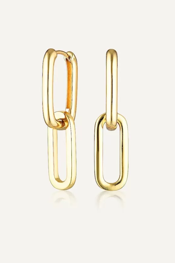 Women Avant Studio Earrings-Celine Earrings Grande Gold