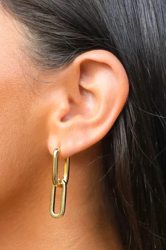 Women Avant Studio Earrings-Celine Earrings Grande Gold