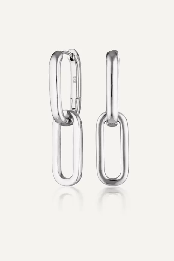 Women Avant Studio Earrings-Celine Earrings Grande Silver