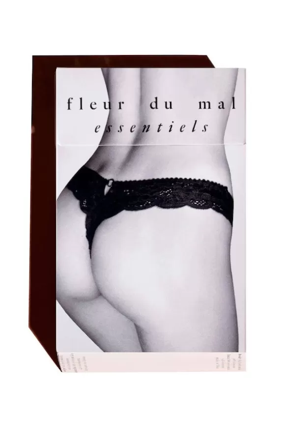 Women Fleur Du Mal Bras & Briefs-Charlotte Lace Seamless Thong Black