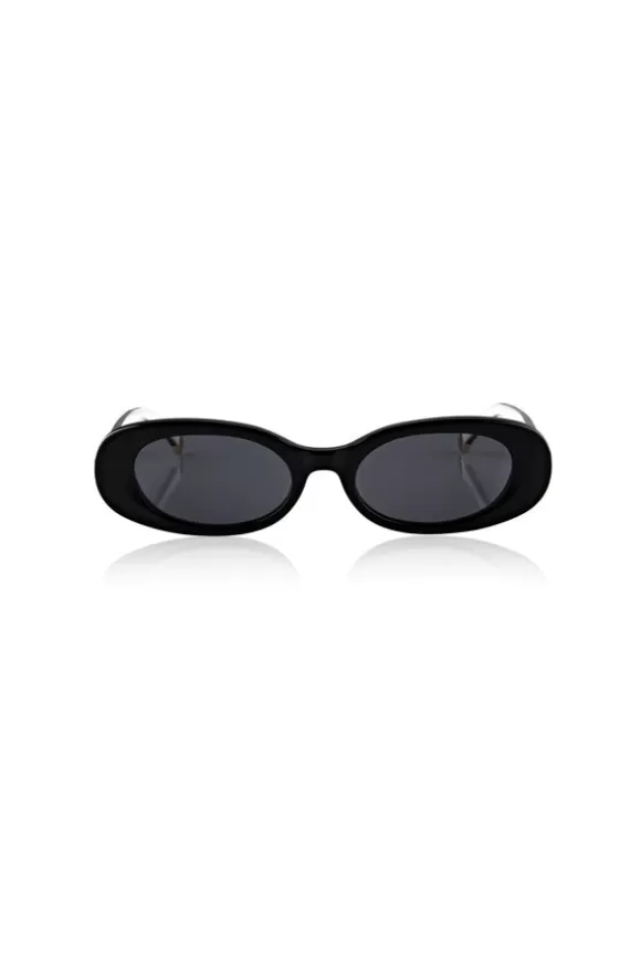 Women Oscar & Frank Eyewear Eyewear-Citra Gloss Black White