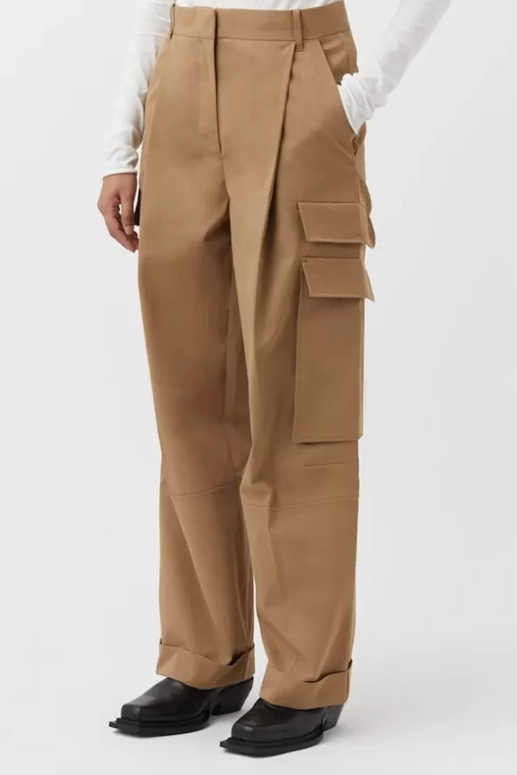 Women Camilla And Marc Pants-Collins Cargo Pant Camel