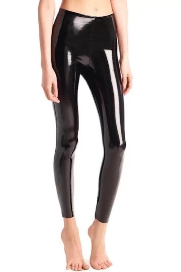 Women Commando Pants-Faux Patent Legging W/ Perfect Control