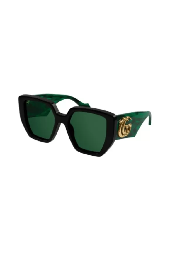 Women Gucci Eyewear-Gg0956S001 Green