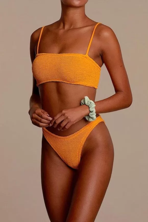 Women Hunza G Swimwear-Gigi Bikini Mango Sorbet