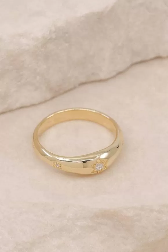 Women By Charlotte Rings-Gold Align Your Soul Ring