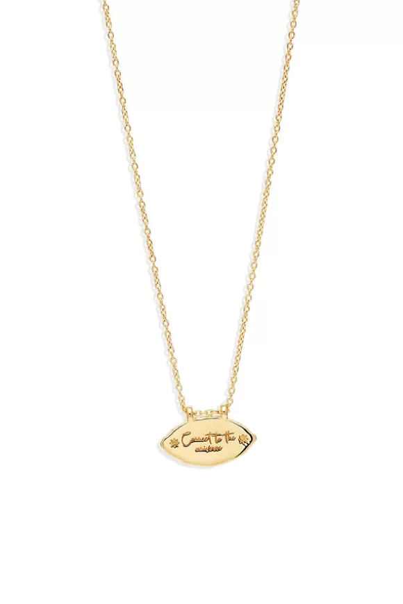 Women By Charlotte Necklaces-Gold Connect To The Universe Necklace