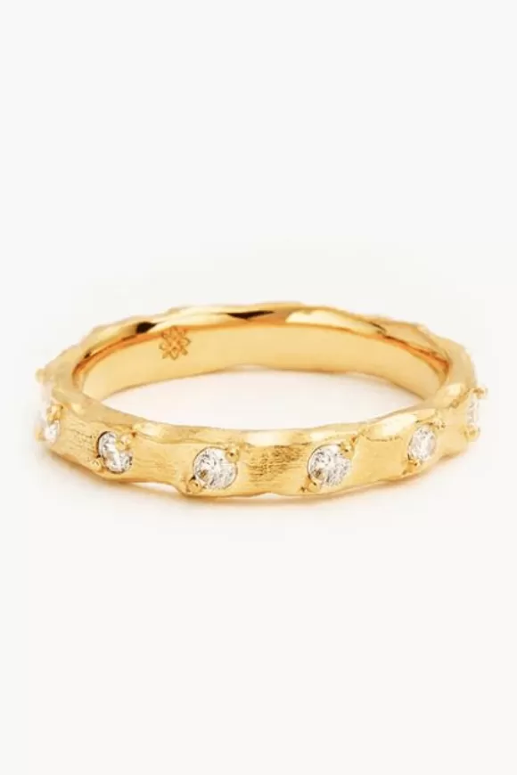 Women By Charlotte Rings-Gold Cosmic Crystal Ring