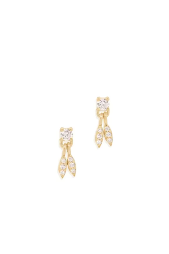 Women By Charlotte Earrings-Gold Wish Earrings