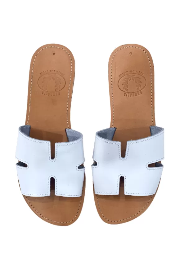 Women By Girls With Gems Shoes-H Sandals White