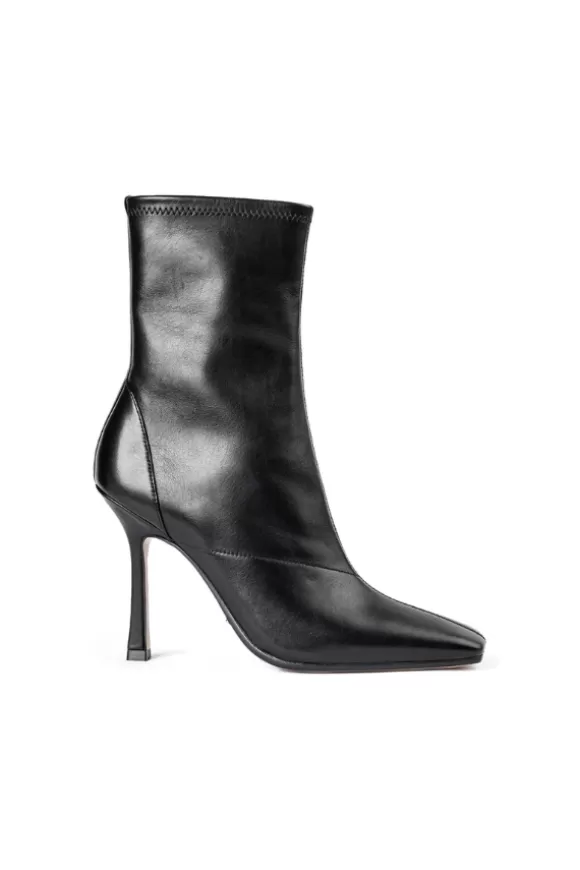 Women Tony Bianco Shoes-Halsey Black Como 10.5Cm Ankle Boots