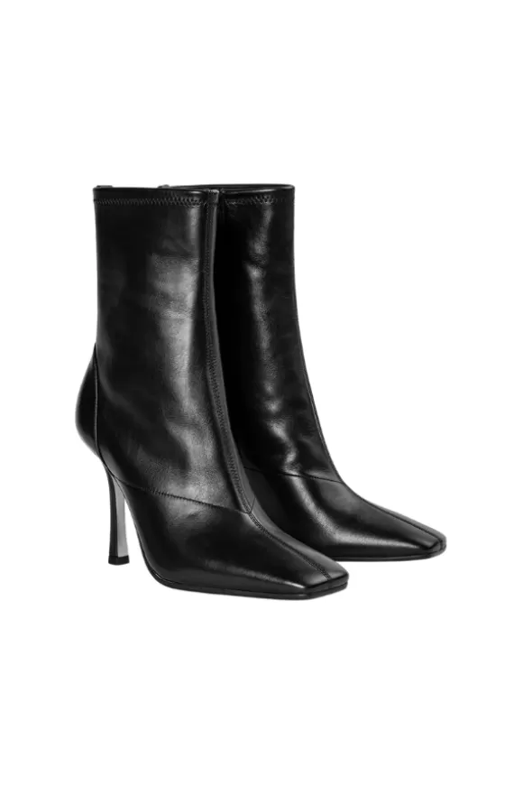 Women Tony Bianco Shoes-Halsey Black Como 10.5Cm Ankle Boots