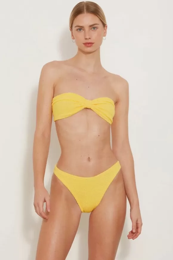 Women Hunza G Swimwear-Jean Bikini Yellow