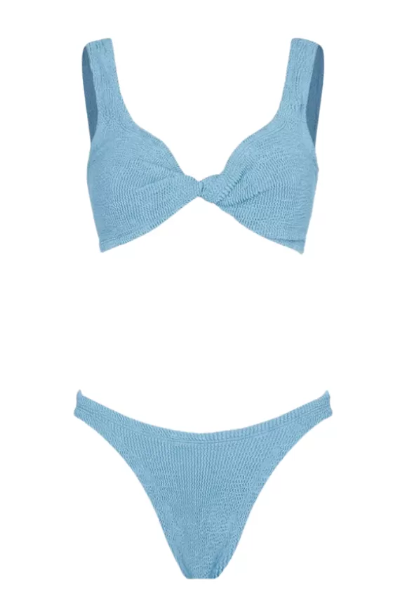 Women Hunza G Swimwear-Juno Bikini Sky Blue