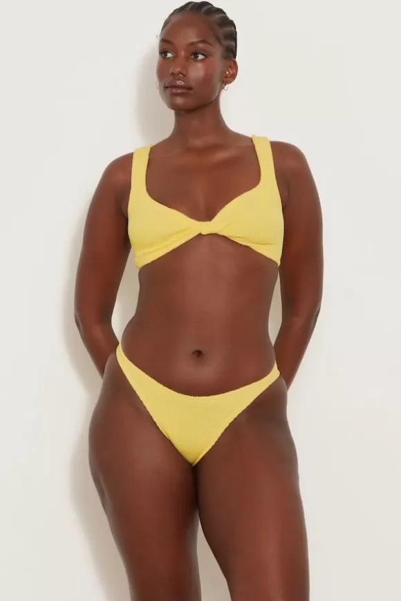 Women Hunza G Swimwear-Juno Bikini Yellow