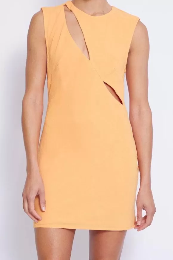 Women Pfeiffer Dresses-Kali Mini Dress Tangerine