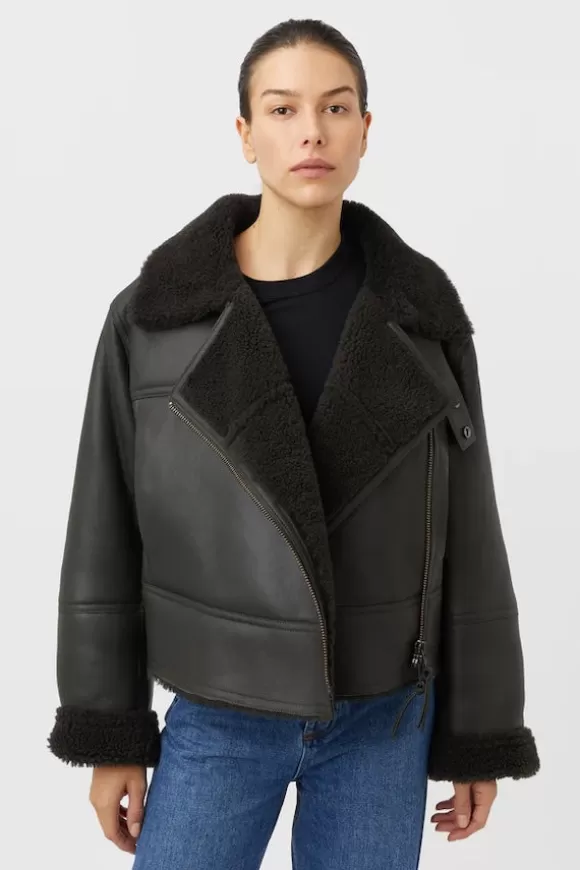 Women Camilla And Marc Jackets & Coats-Kula Leather Jacket