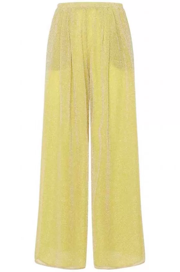 Women Oséree Pants-Lumiere Wide Pants Citron