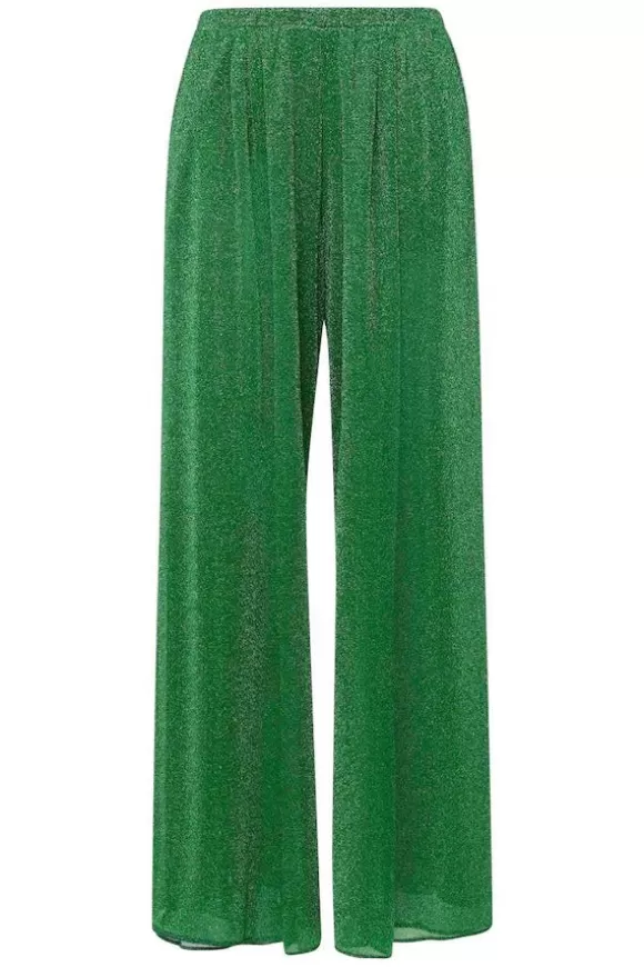 Women Oséree Pants-Lumiere Wide Pants Emerald