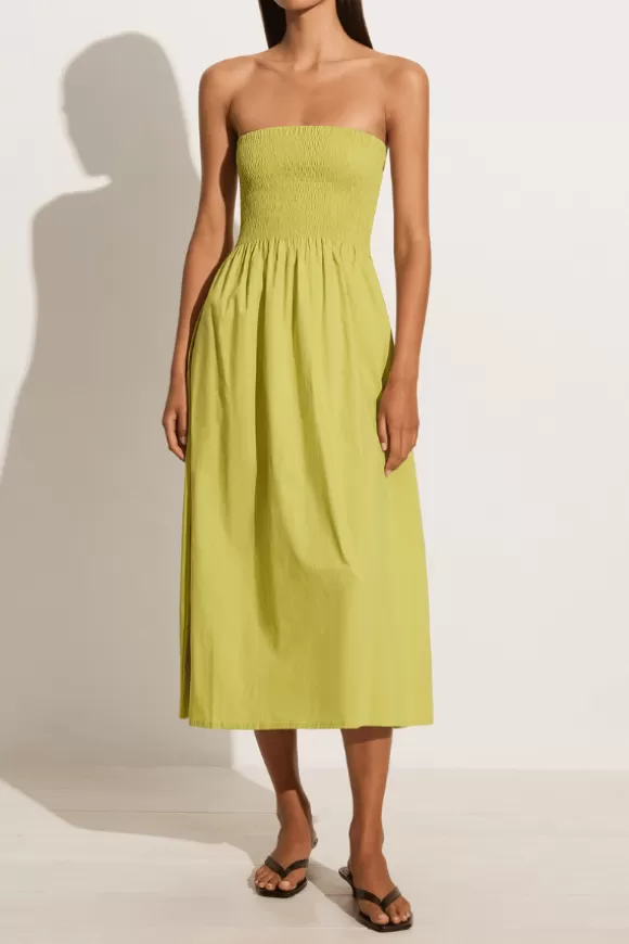 Women Faithfull the Brand Dresses-Madella Midi Dress Artichoke