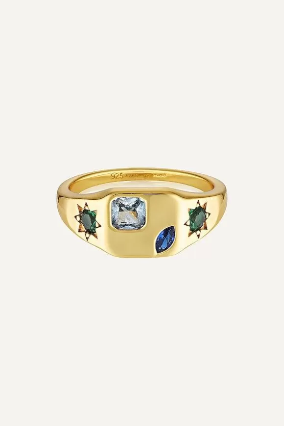 Women Avant Studio Rings-Marguerite Signet Ring