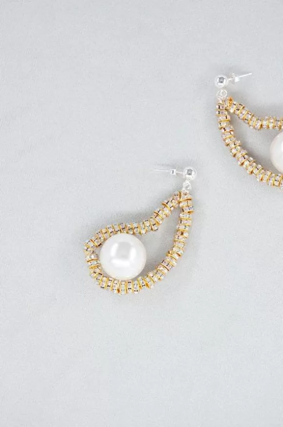 Women Pearl Octopussy Earrings-Mini Golden Oysters