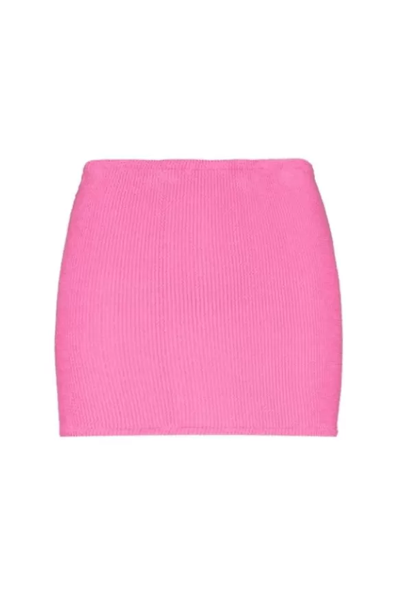 Women Hunza G Skirts-Mini Skirt Bubblegum