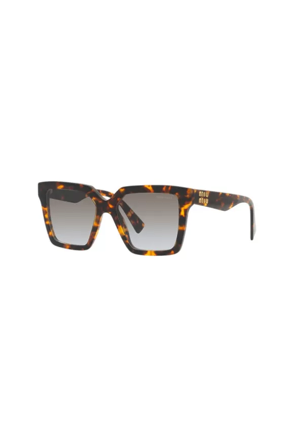 Women Miu Miu Eyewear-Mu 03Ys Honey Havana W/ Gradient Grey