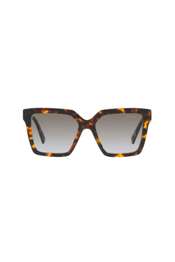 Women Miu Miu Eyewear-Mu 03Ys Honey Havana W/ Gradient Grey