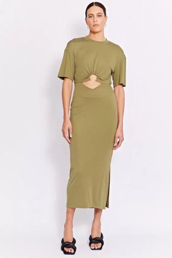 Women Pfeiffer Dresses-Murphy Dress Khaki