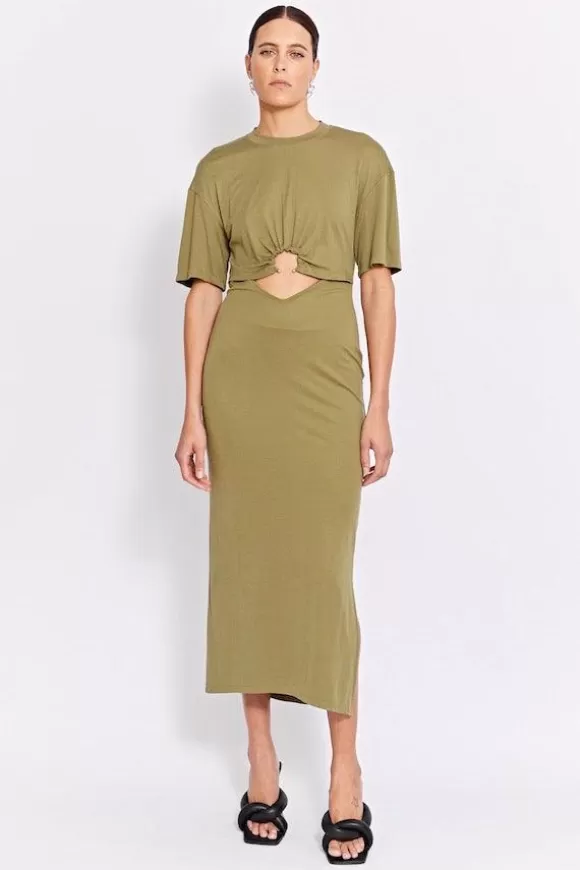 Women Pfeiffer Dresses-Murphy Dress Khaki