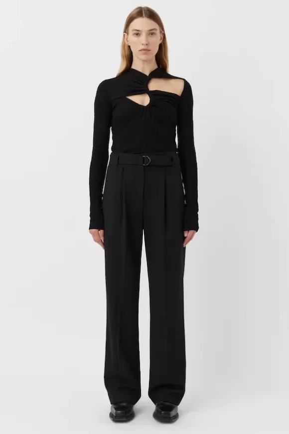 Women Camilla And Marc Tops-Nemesia Long Sleeve Top Black