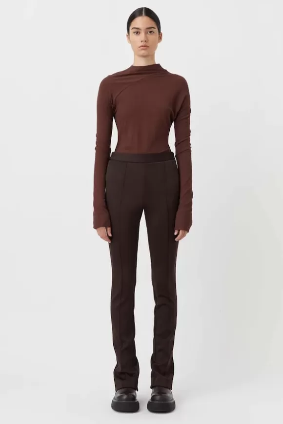 Women Camilla And Marc Pants-Opal Scuba Pant Chocolate