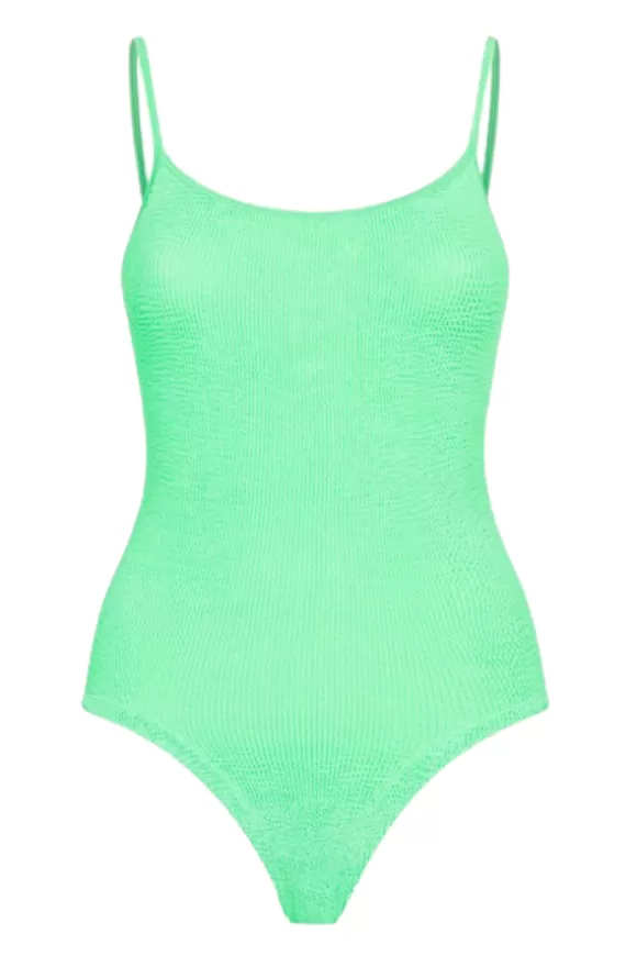 Women Hunza G Swimwear-Pamela Swim Lime