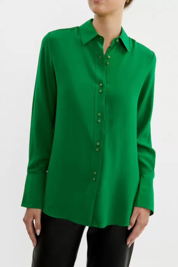 Women Rebecca Vallance Shirts-Pascal Shirt Green