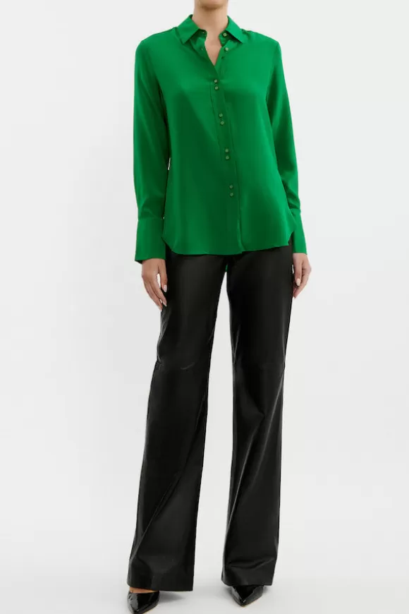 Women Rebecca Vallance Shirts-Pascal Shirt Green