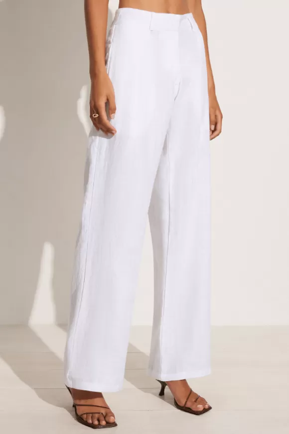 Women Faithfull the Brand Pants-Rossio Pant White