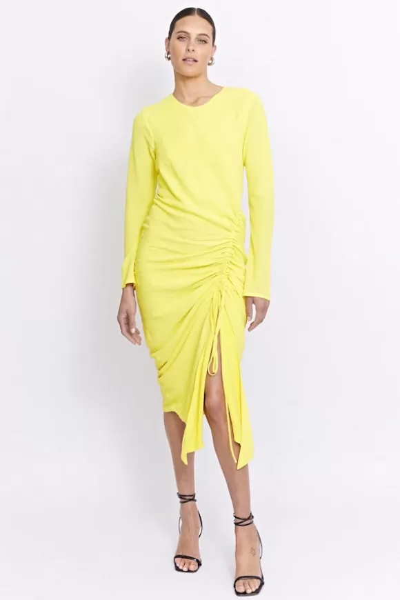 Women Pfeiffer Dresses-Rowan Dress Lemon