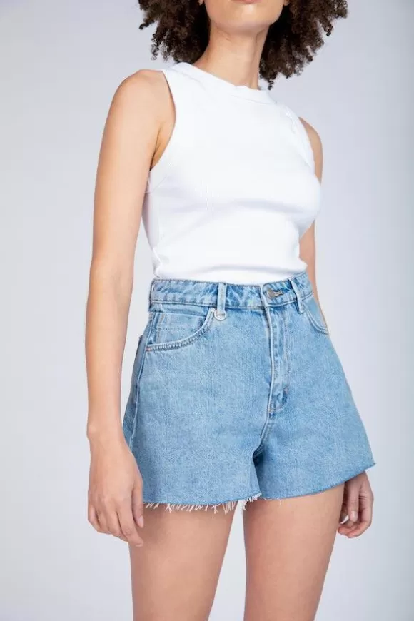 Women Neuw Denim Shorts-Ryder Short Serene Blue