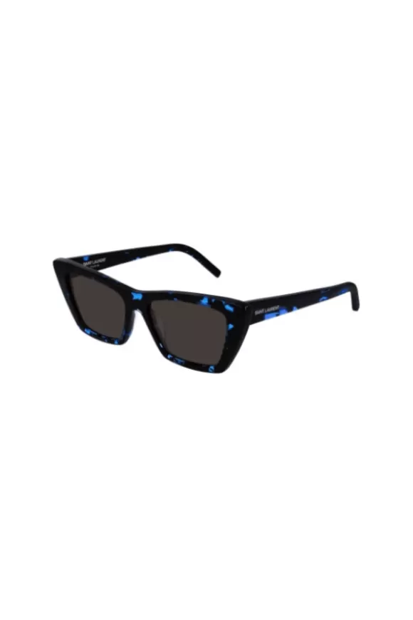 Women Saint Laurent Eyewear-Sl276Mica009 Havana Blue